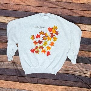 Vintage Boothbay Harbor Maine Travel Tourism 1980s Crewneck Sweatshirt